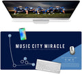 Large Mouse Pad, Desk Mat, Keyboard Pad, Desktop Home Office School Essentials College Cute Decor Big Laptop Protector Computer Accessories Pretty Mousepad Mens Boys Music City Miracle